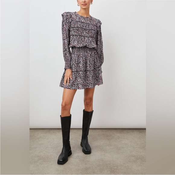 Rails Faren Dress in Midnight Meadow Multicolor Floral Dress Women's Small - Picture 1 of 10
